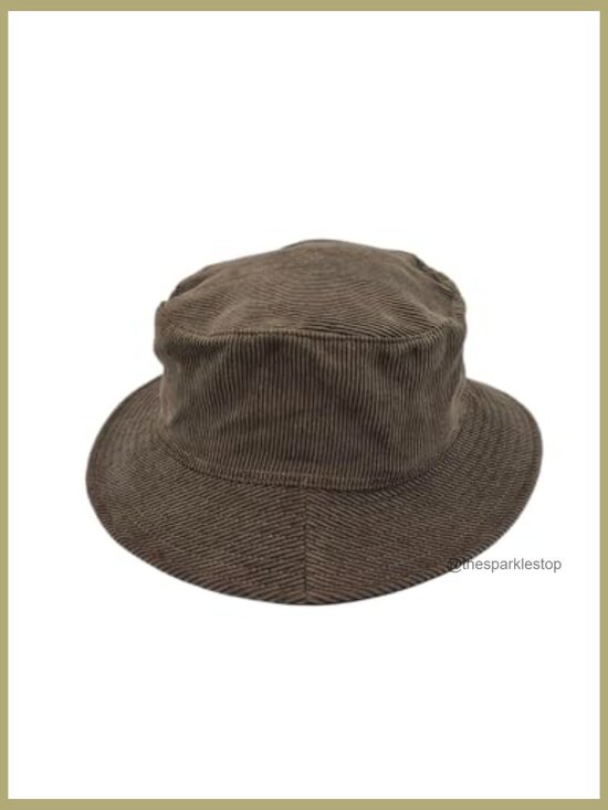 Corduroy Bucket Hat, Lightweight Packable Unisex Streetwear main image 5